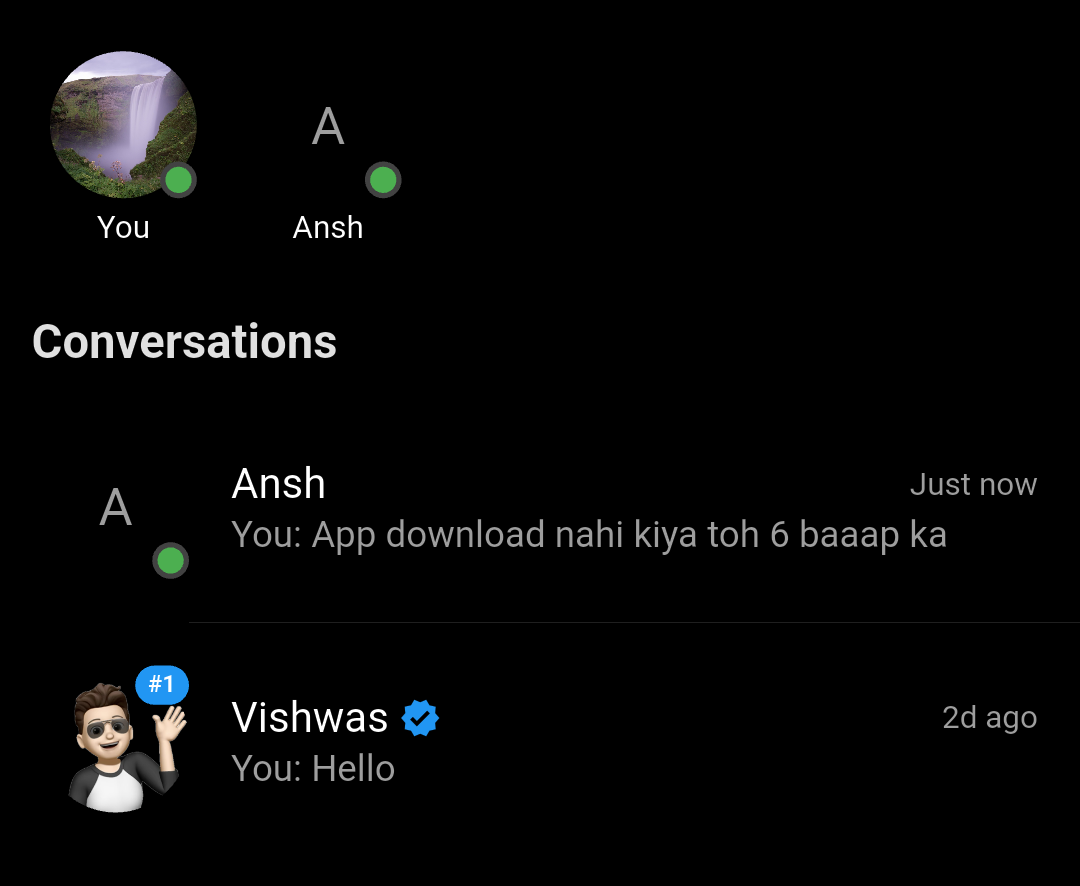 Community & Messages