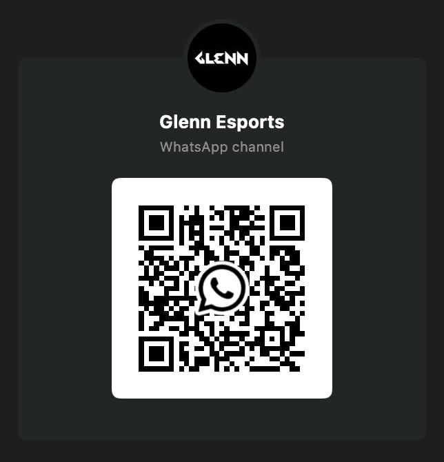WhatsApp QR code for GLENN Esports